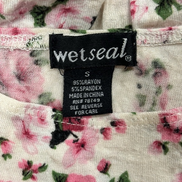 Wet Seal size small sleeveless tank top. White with florals in great condition! - Picture 8 of 8